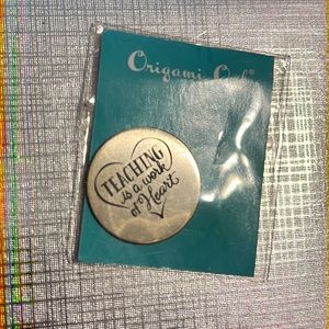 Origami Owl teacher necklace Plate